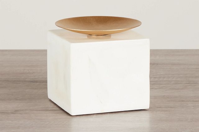 Kitto White Candle Holder