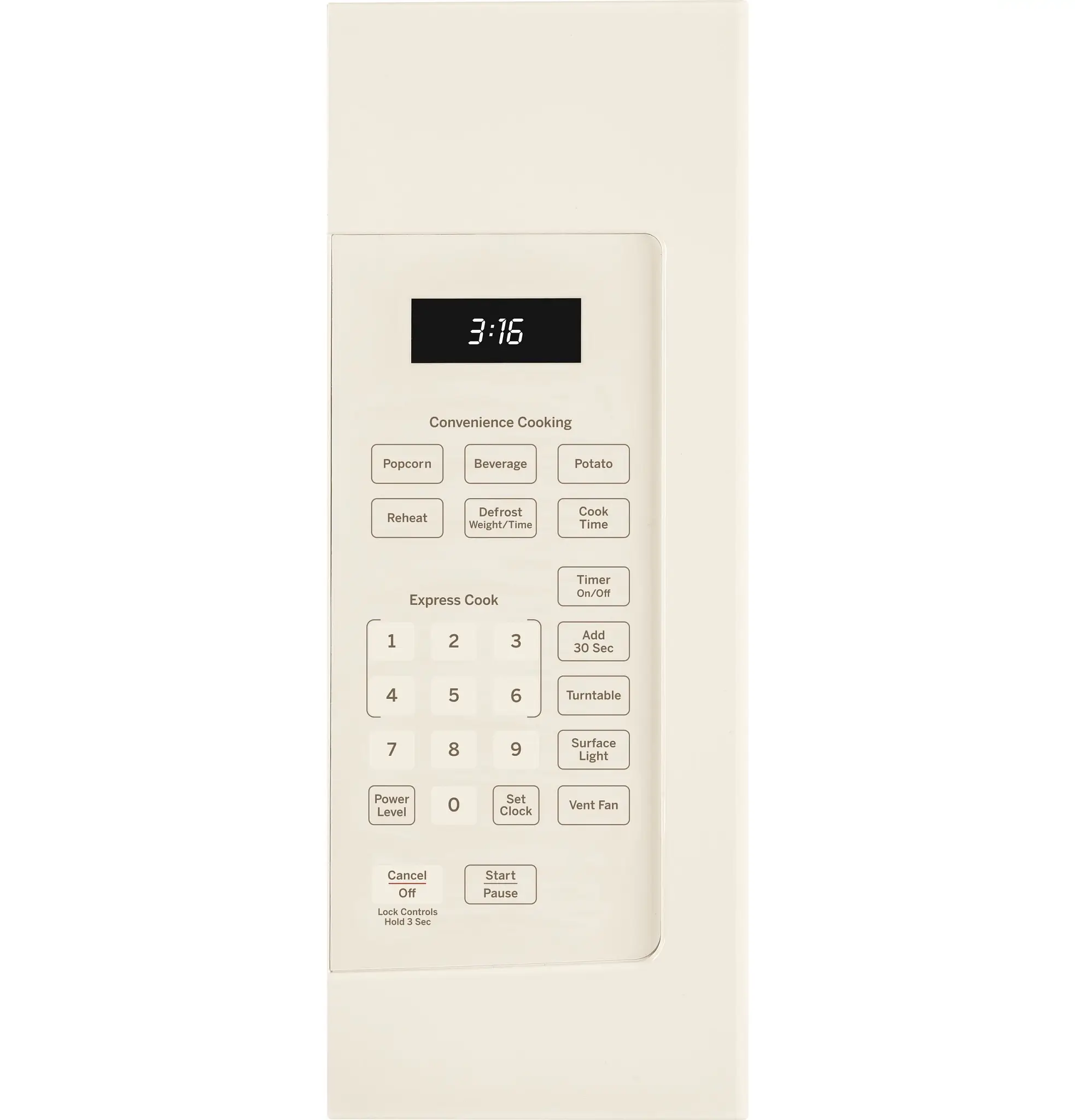 Ge 3160 Series Ivory Over-the-range Microwave Ge 3160 Series Ivory Over-the-range Microwave