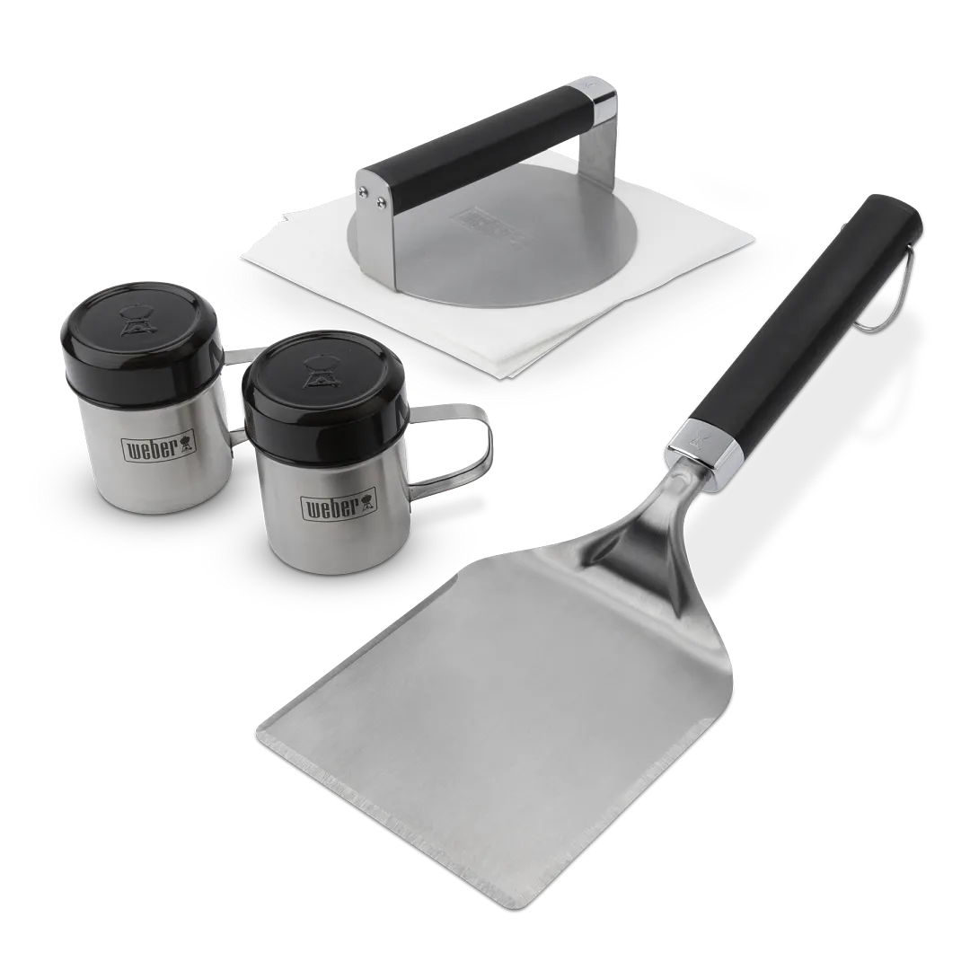 Weber Smashed Burger Set Utensil Set