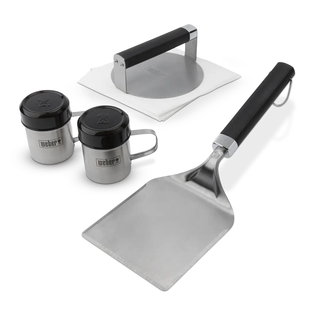 Weber Smashed Burger Set Utensil Set Weber Smashed Burger Set Utensil Set