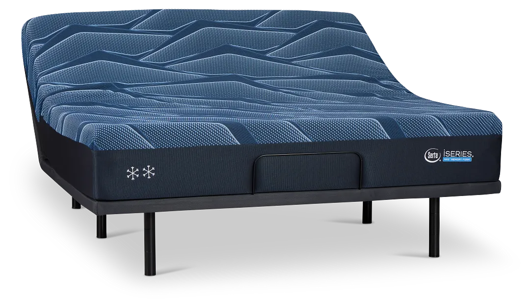 Iseries Nxg 2500 12.5" Plush Baselogic Gold Adjustable Base Mattress Set