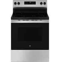 Ge 400 Series Stainless Steel 30" Electric Range