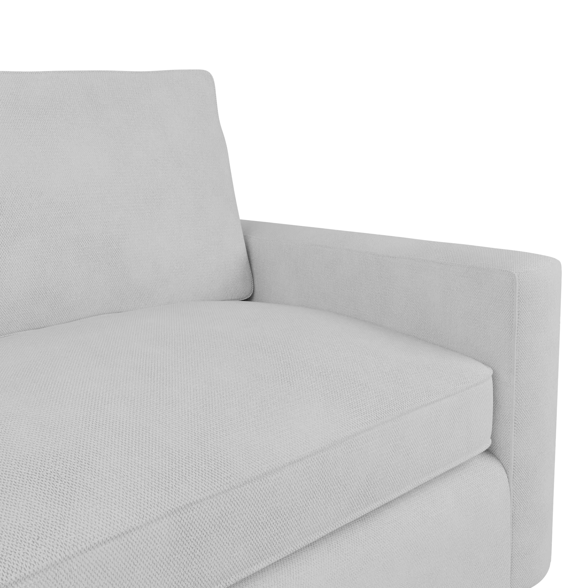 Siesta Peyton White Fabric Cooling Memory Foam Sleeper Siesta Peyton White Fabric Cooling Memory Foam Sleeper