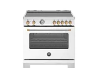 Bertazzoni Master Series White 36" Induction Range