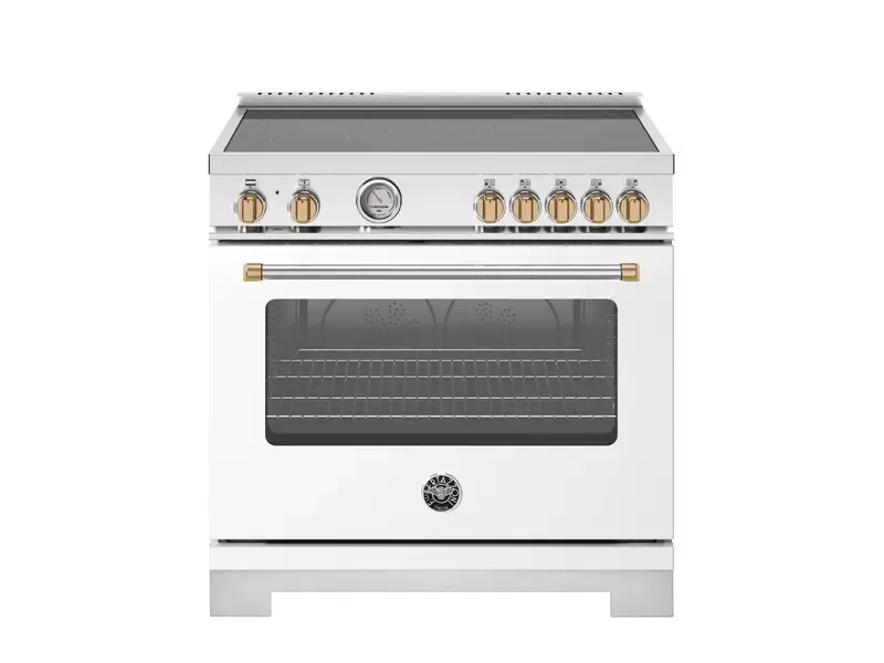 Bertazzoni Master Series White 36" Induction Range