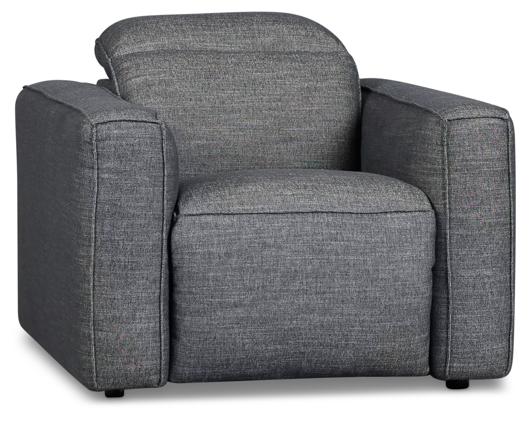 Ryland Dark Gray Fabric Power Recliner With Power Headrest