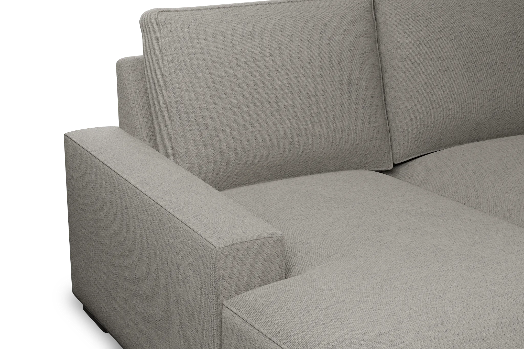 Edgewater Maguire Pewter Left Chaise Sectional