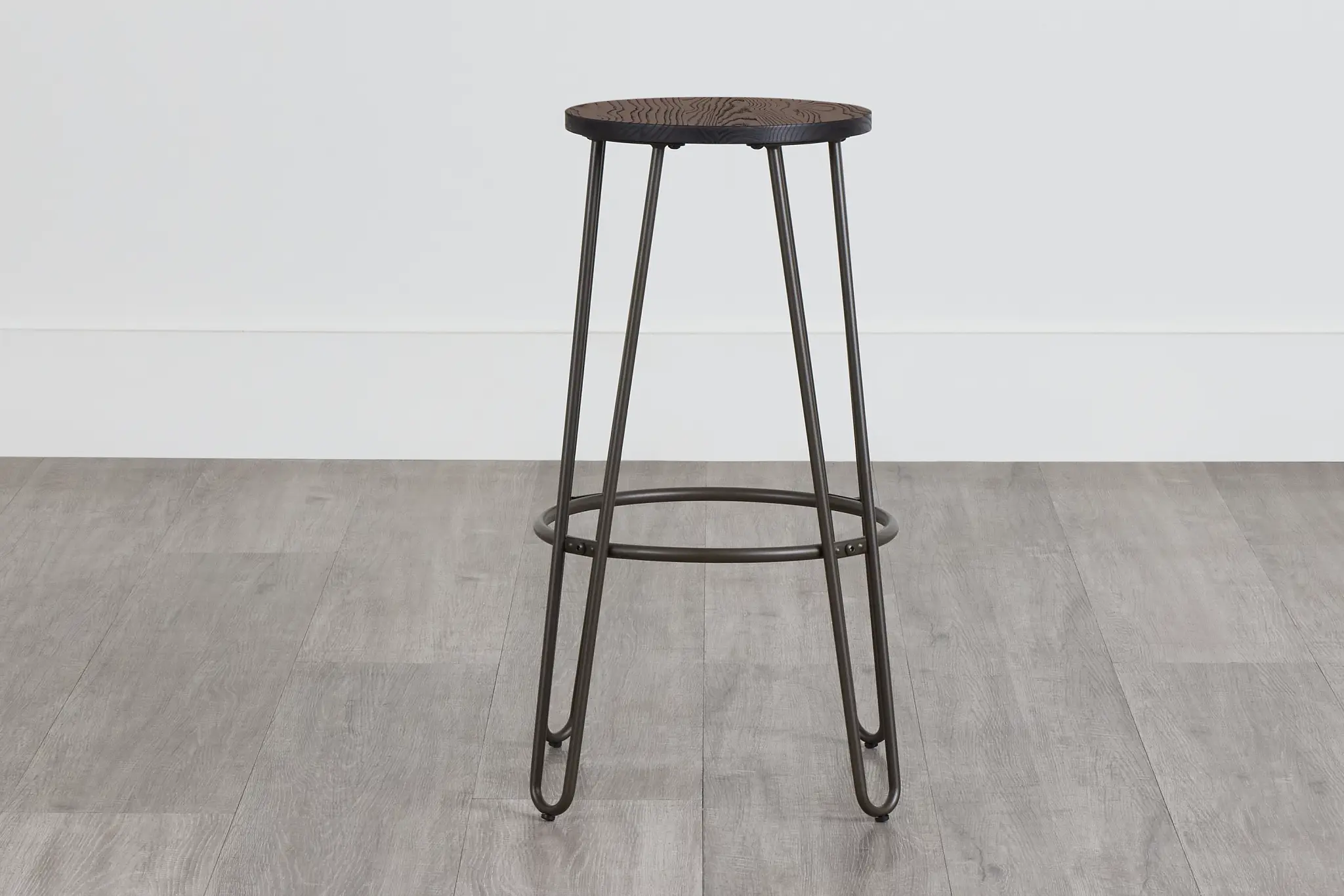Nile Dark Tone Round 30" Barstool Nile Dark Tone Round 30" Barstool