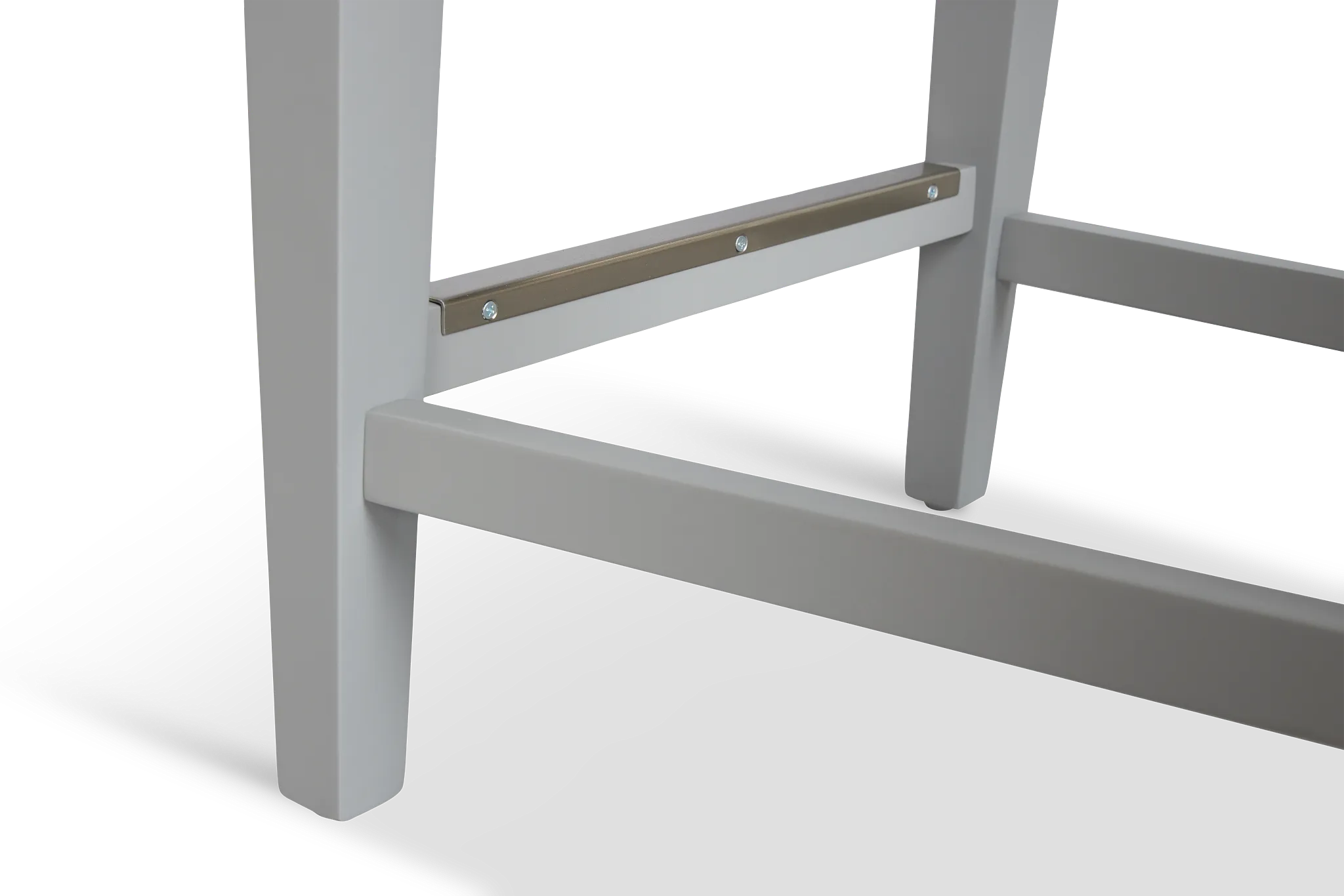 Cape Cod Gray 24" Upholstered Barstool