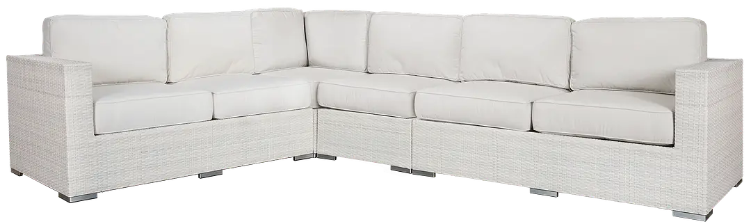 Biscayne White Large Two-arm Sectional Biscayne White Large Two-arm Sectional