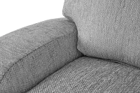 Alpha Light Gray Fabric Medium Two-arm Sectional