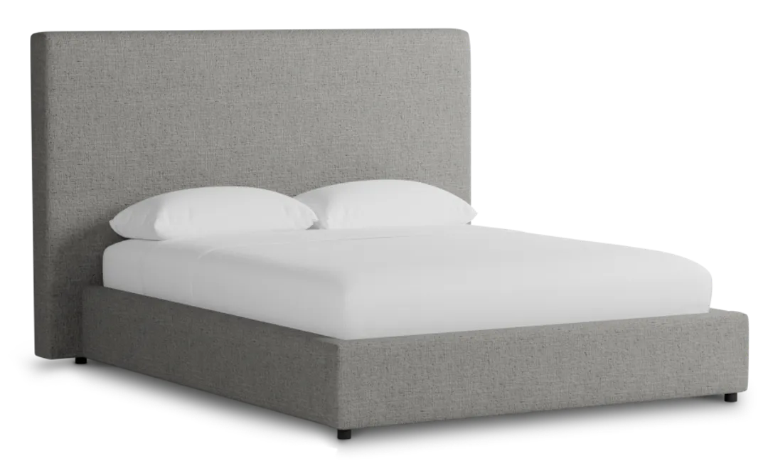 Grayton Linen 54" Upholstered Platform Bed