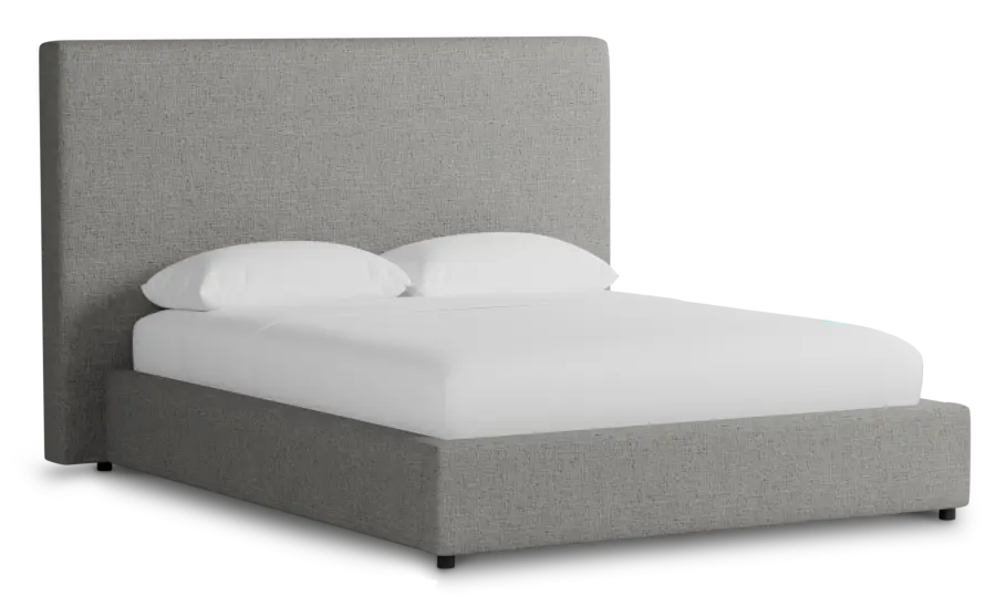 Grayton Linen 54" Upholstered Platform Bed Grayton Linen 54" Upholstered Platform Bed