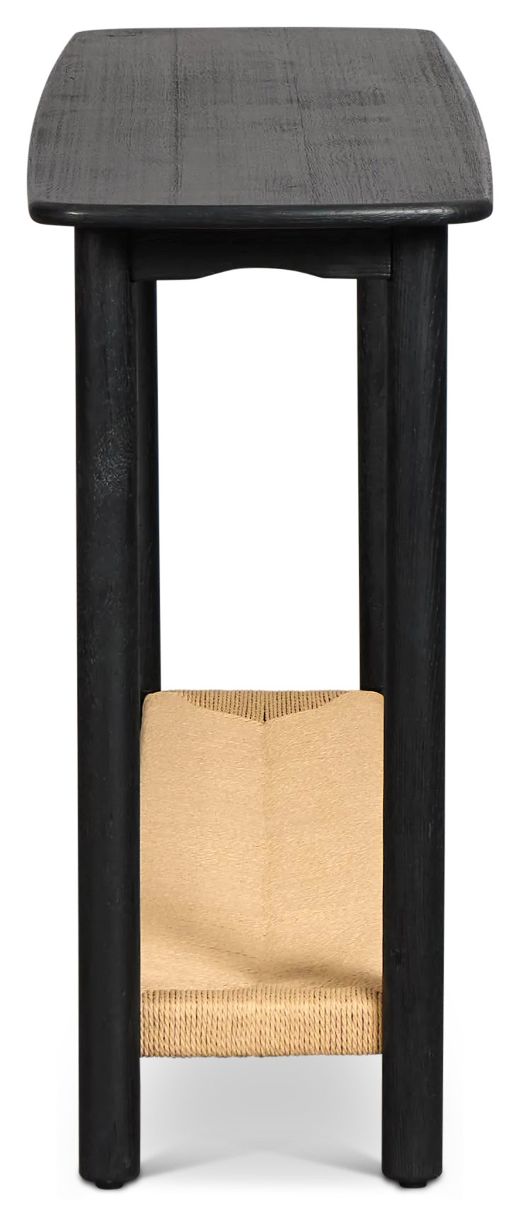 Santorini Black Large Console Table