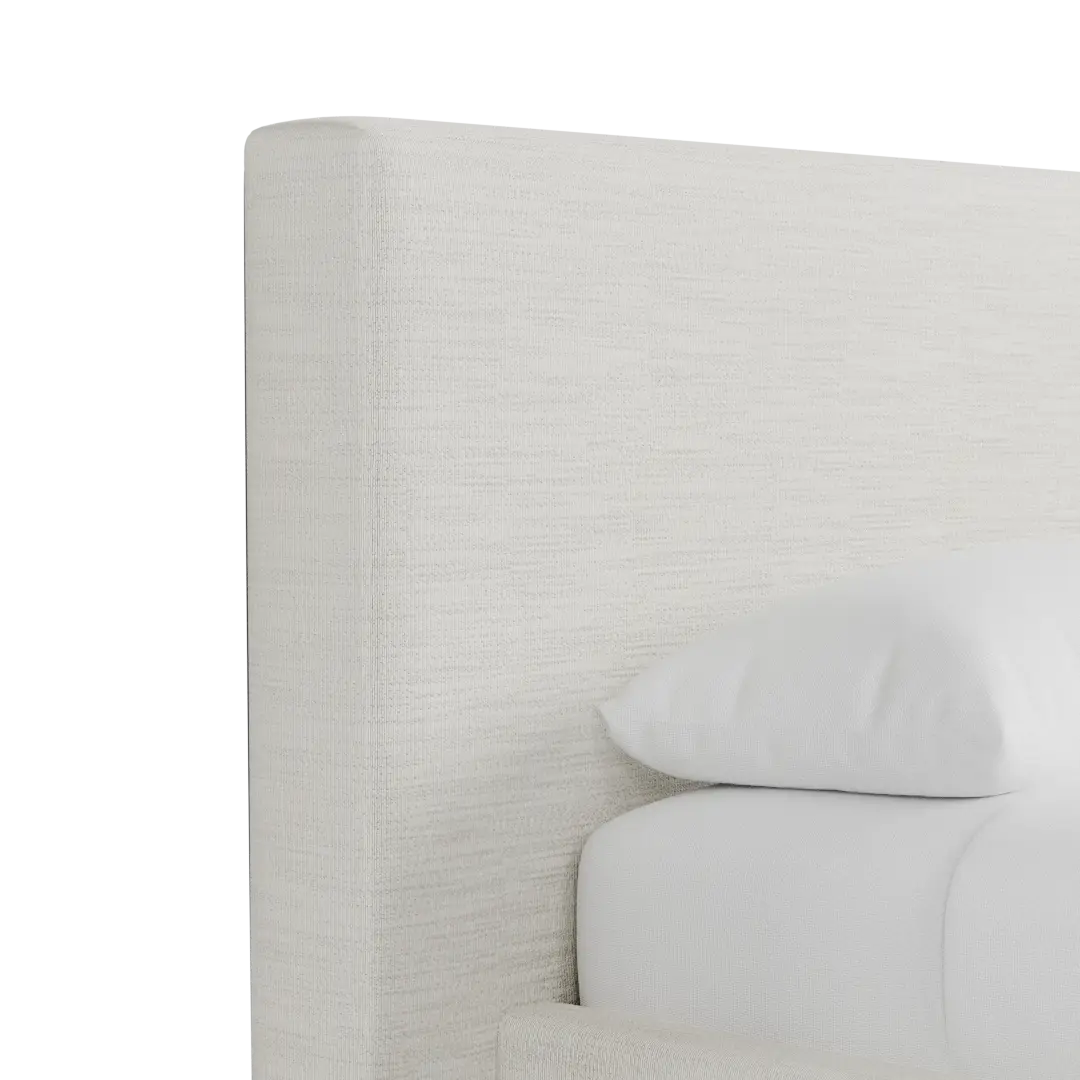 Grayton Maguire Ivory 44" Upholstered Platform Bed Grayton Maguire Ivory 44" Upholstered Platform Bed