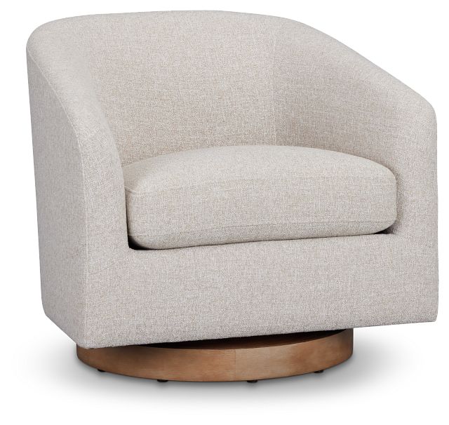 Paloma Beige Fabric Accent Chair