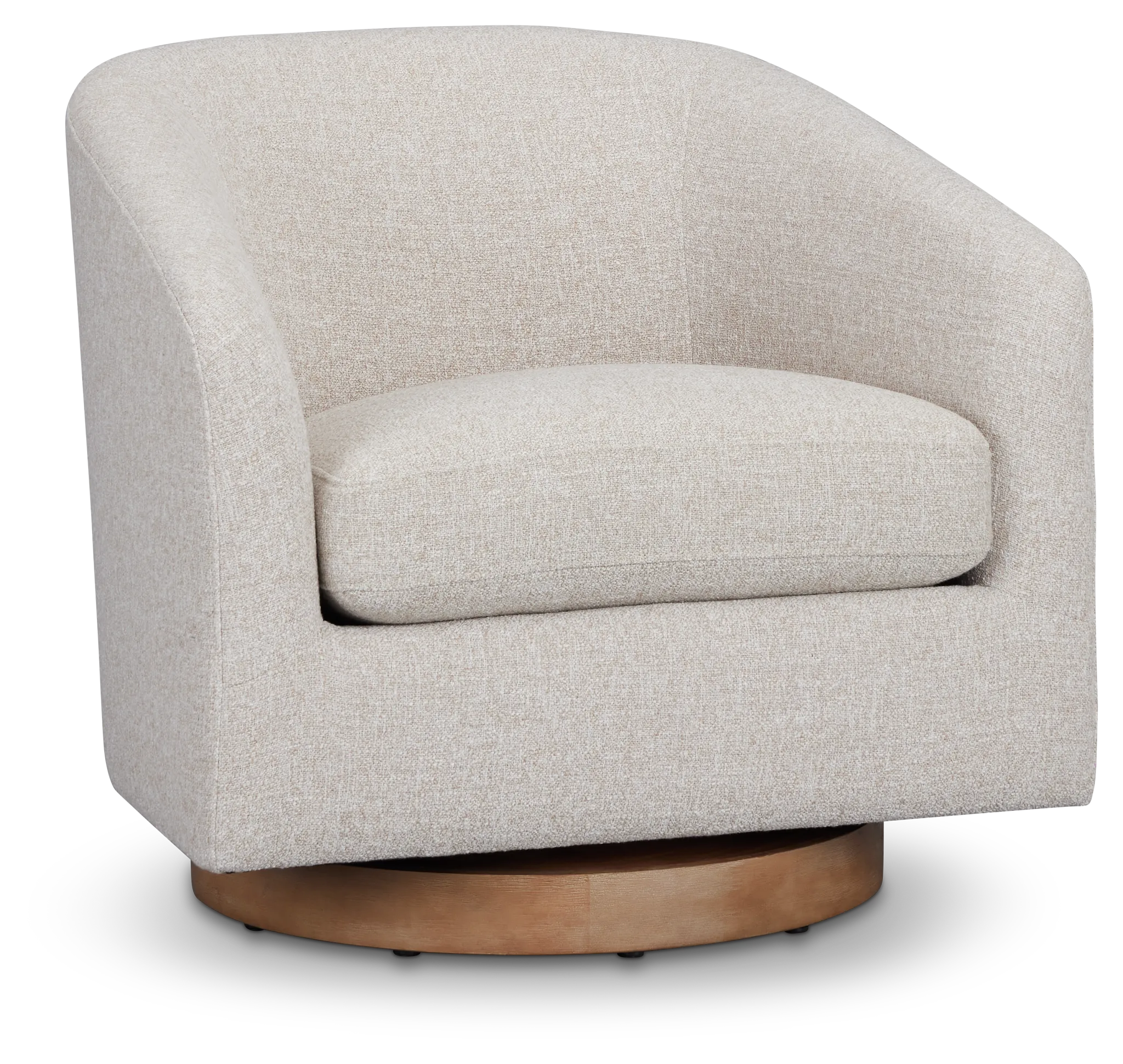 Paloma Beige Fabric Accent Chair