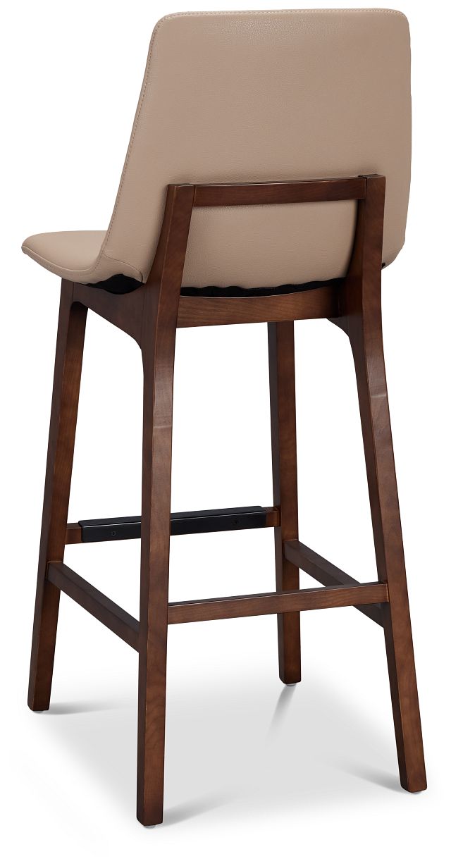 Hamilton Taupemicro 30" Upholstered Barstool