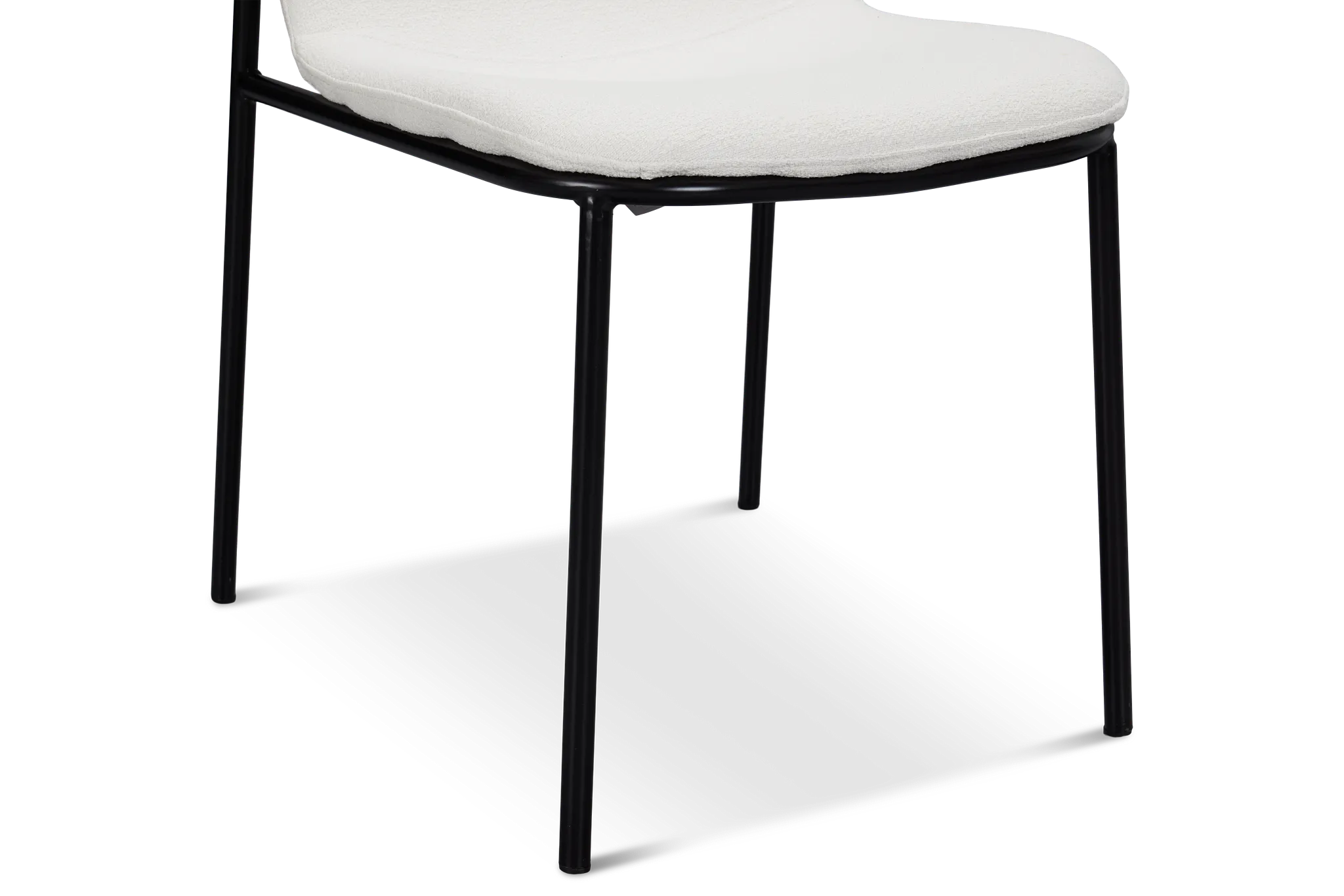 Palos White Upholstered Side Chair