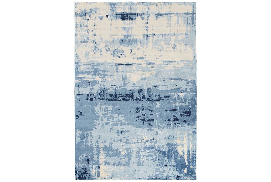 Marble Blue 5x8 Area Rug Home Accents Rugs City Furniture