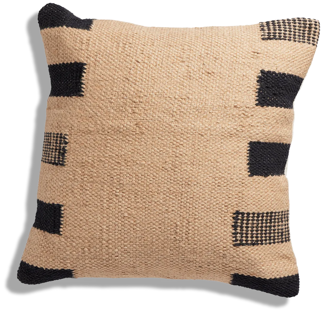 Fynn Beige 20" Accent Pillow