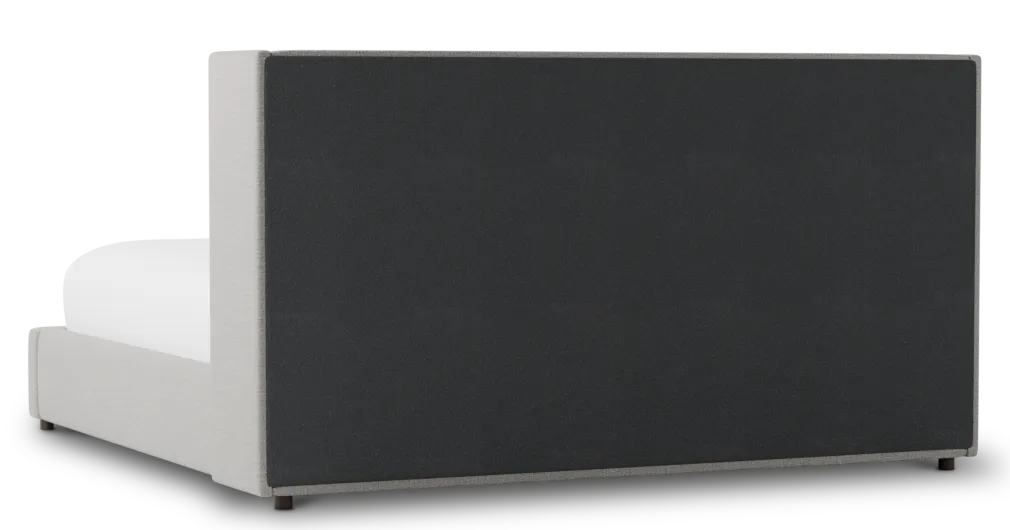 Captiva Maguire Gray 48" Upholstered Shelter Bed