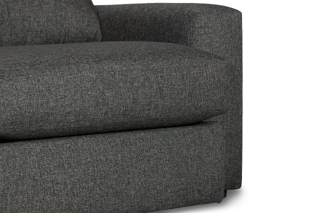 Brantley Dark Gray Fabric Loveseat