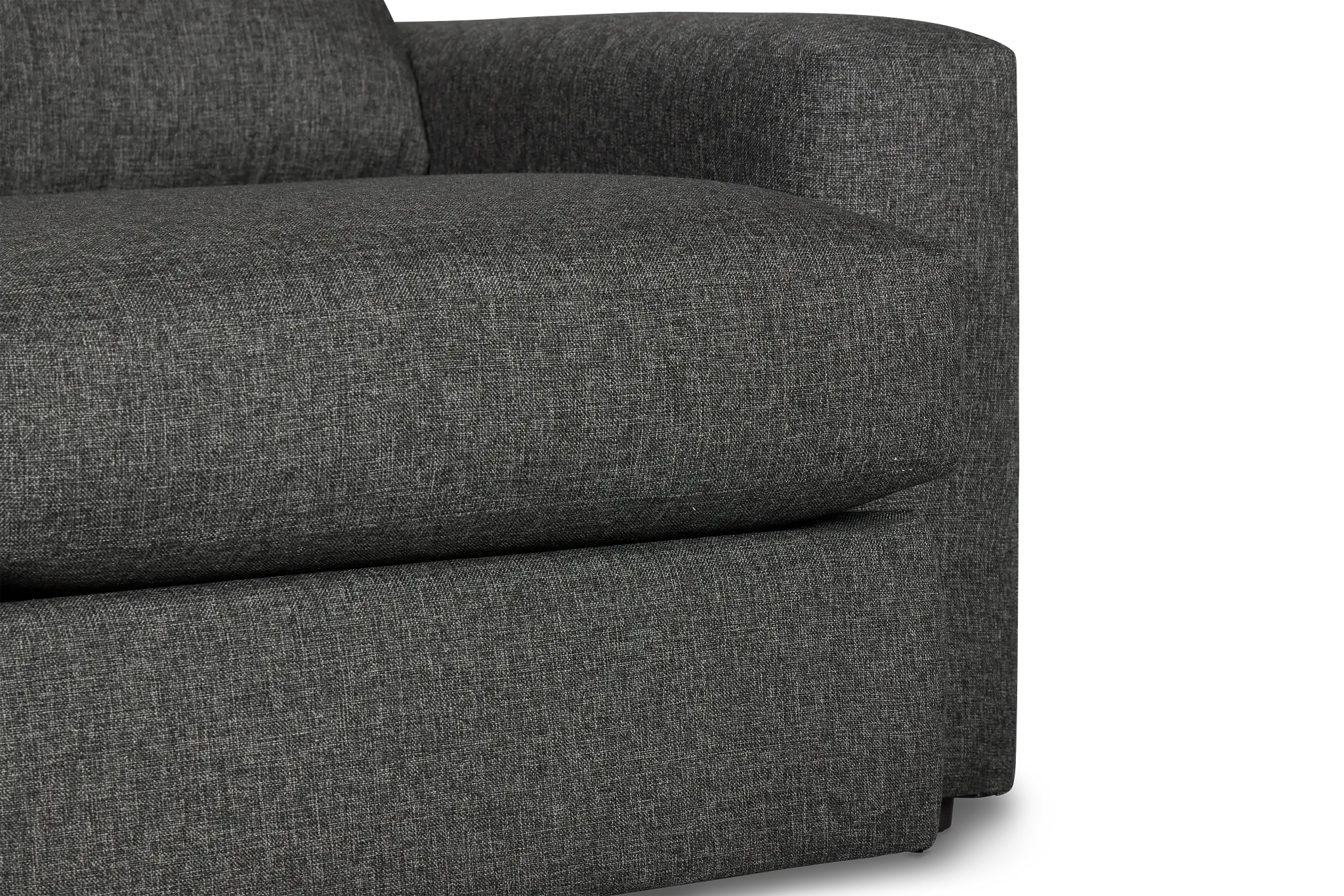 Brantley Dark Gray Fabric Loveseat Brantley Dark Gray Fabric Loveseat