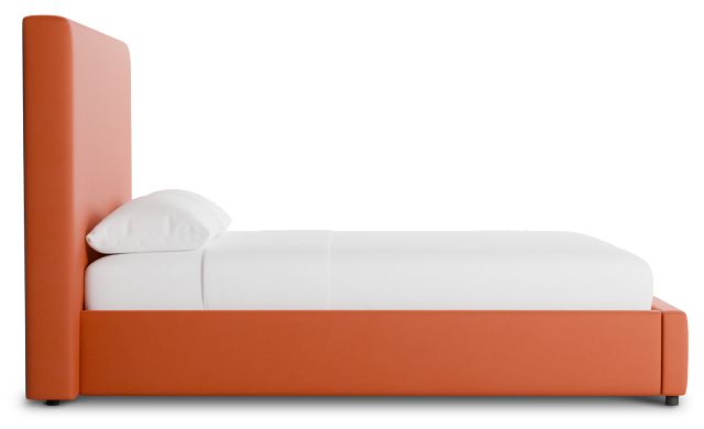 Grayton Joya Orange 54" Upholstered Platform Bed