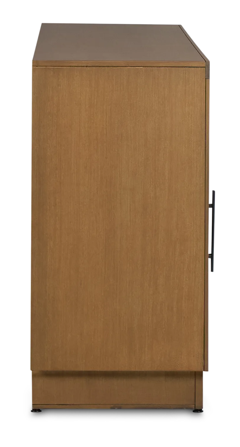 Richmond Light Tone 80" Tv Stand With Fireplace Insert