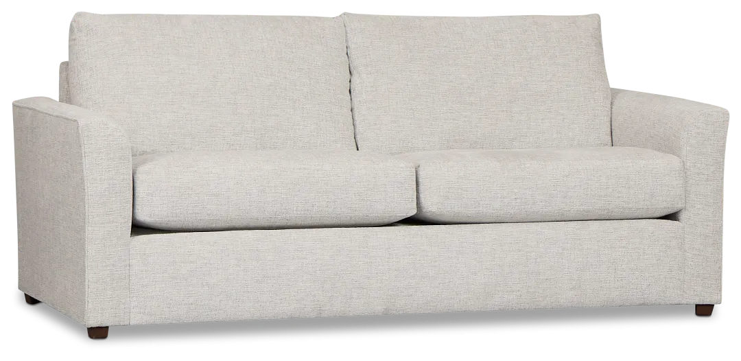 Miller Light Gray Fabric Memory Foam Sleeper
