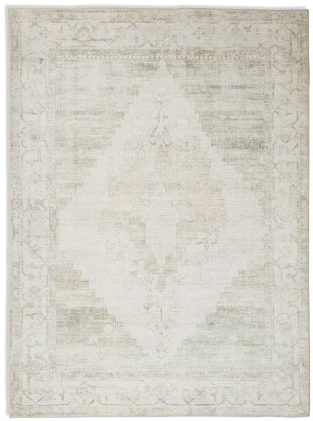 Rosella Light Green 7x10 Area Rug