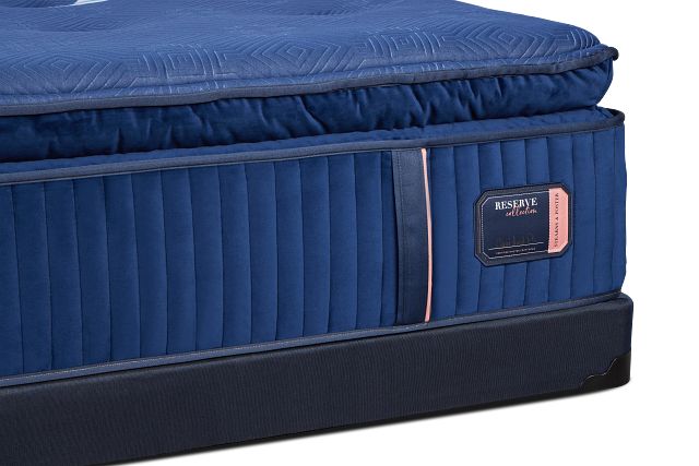 Stearns & Foster Reserve Soft Euro Pillow Top Low-profile Mattress Set