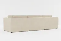 Destin Peyton Beige Fabric 4-piece Modular Sectional