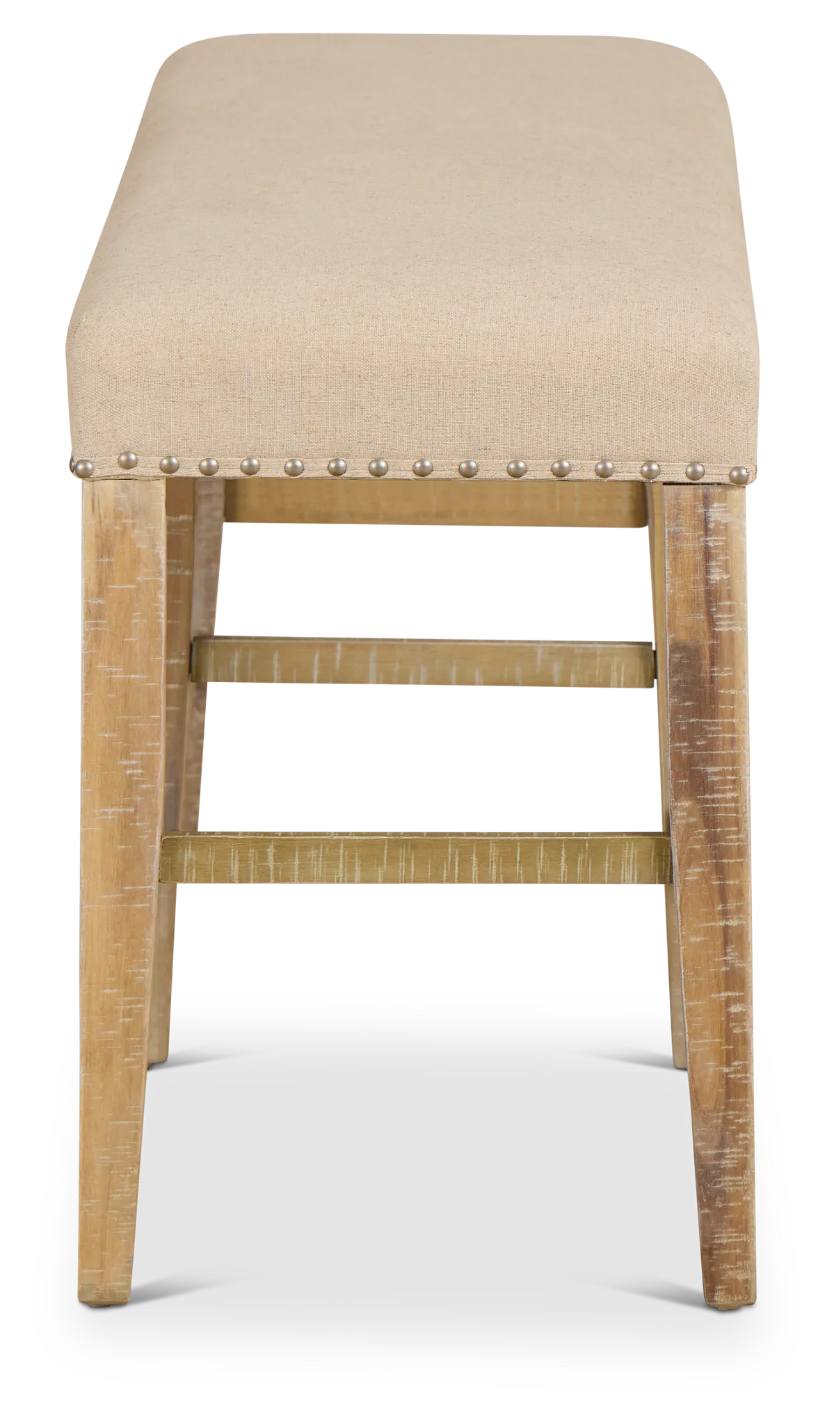 Joplin Light Tone High Upholstered Dining Bench