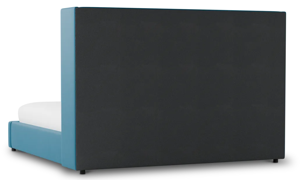 Captiva Joya Teal 60" Upholstered Shelter Bed