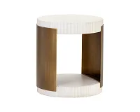 Elwyn White Round End Table