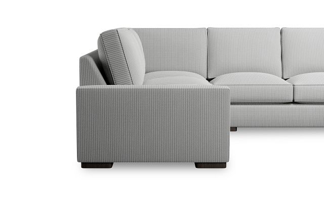 Edgewater Lucy Light Gray Small Two-arm Sectional
