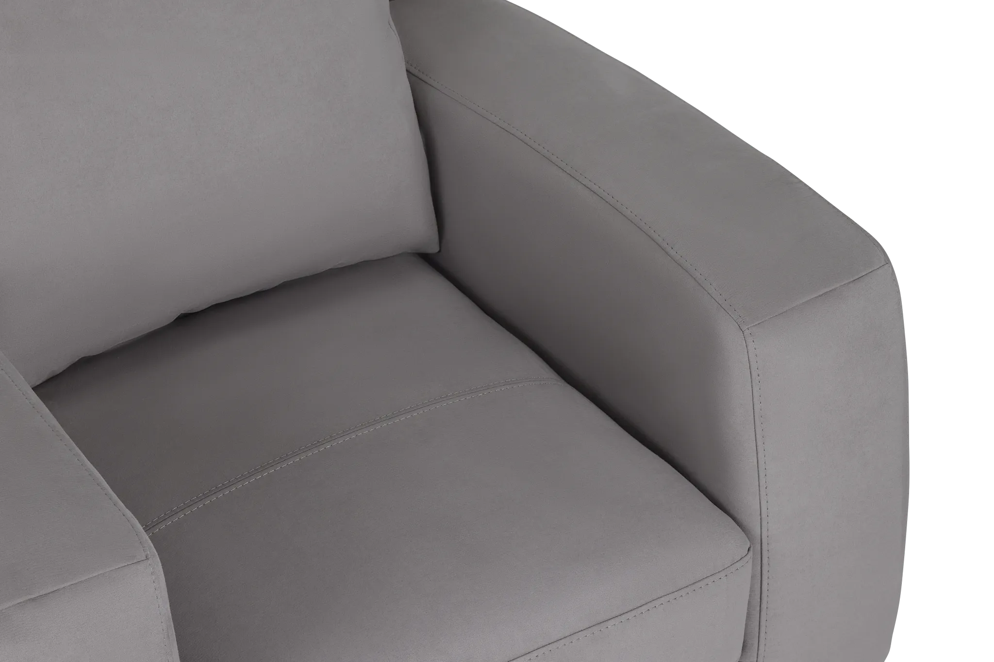 Wynn Light Gray Micro Chair