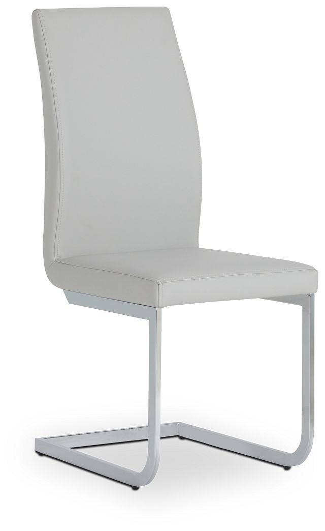 Axel Light Gray Upholstered Side Chair
