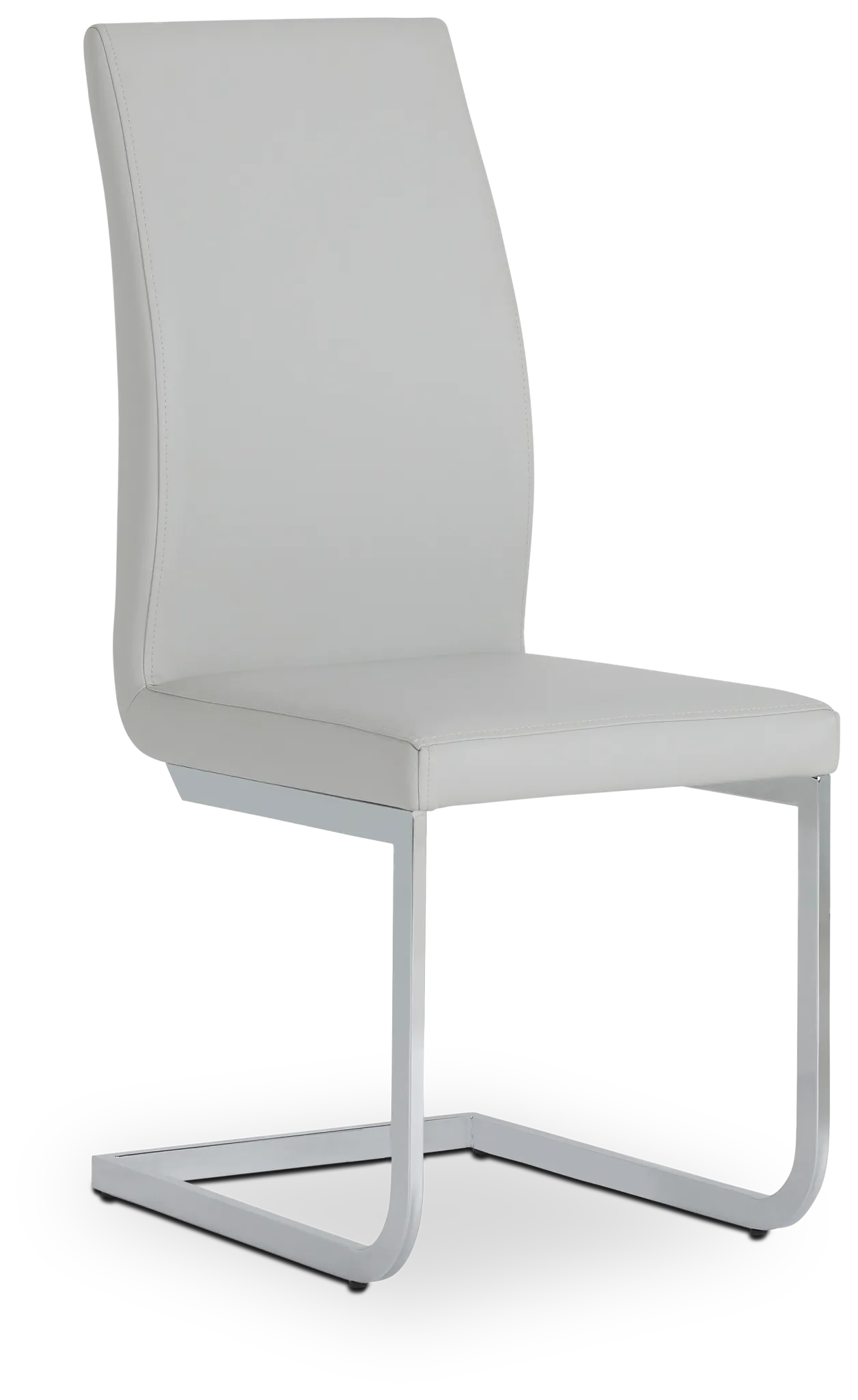 Axel Light Gray Upholstered Side Chair