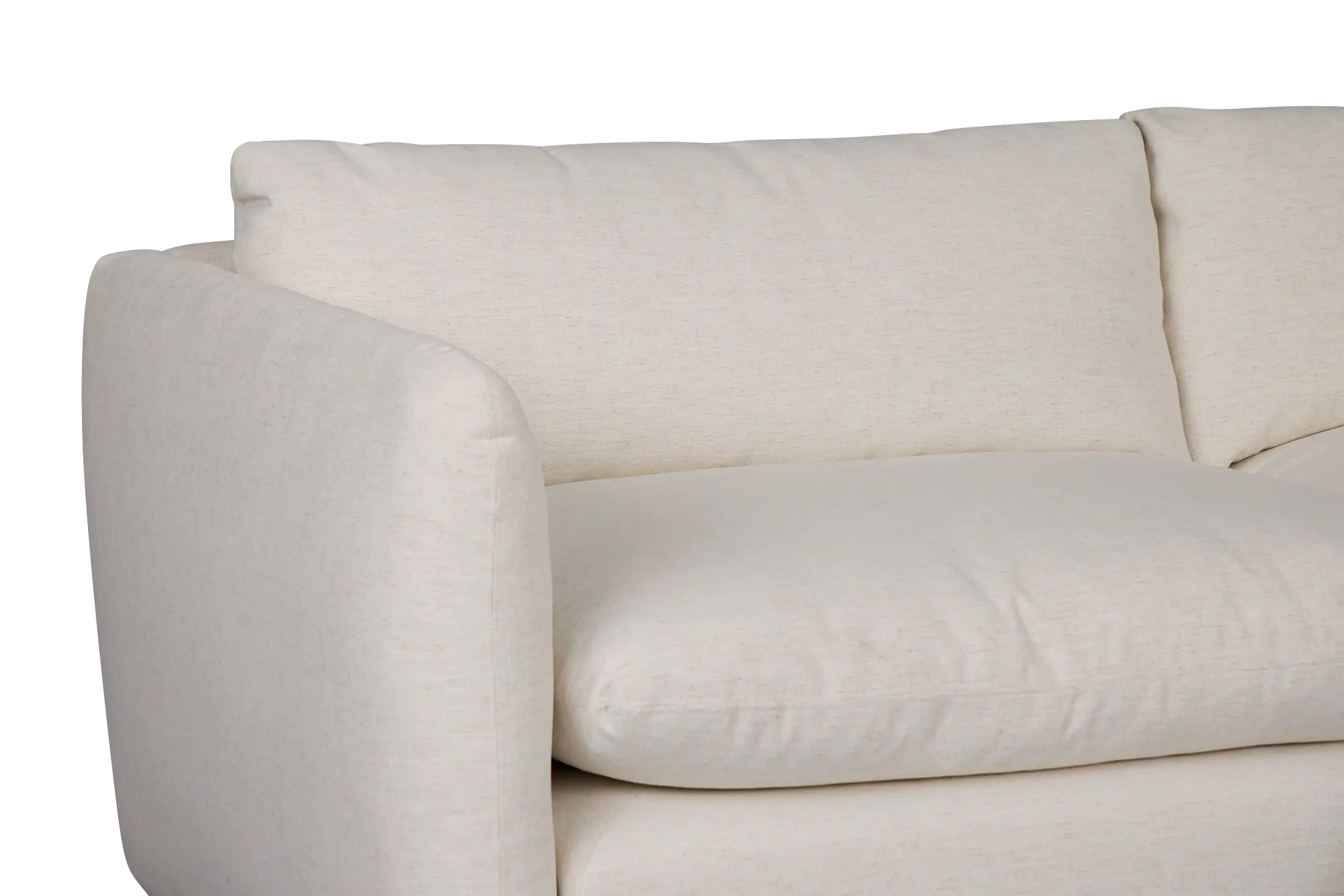 Serena White Fabric 6-piece Modular Sectional Serena White Fabric 6-piece Modular Sectional