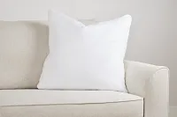 Zeke White 24" Accent Pillow
