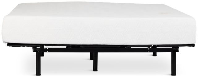 Rest & Renew By Zinus Gel Memory Foam Mattress 12" Medium Slat Adjustable Mattress Set