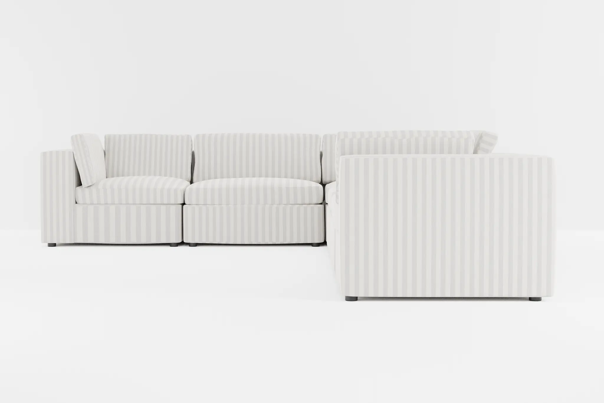 Destin Sea Lane Light Gray Fabric 6-piece Modular Sectional Destin Sea Lane Light Gray Fabric 6-piece Modular Sectional