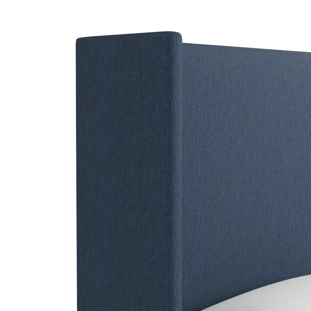 Captiva Revenue Dark Blue 60" Upholstered Shelter Bed Captiva Revenue Dark Blue 60" Upholstered Shelter Bed