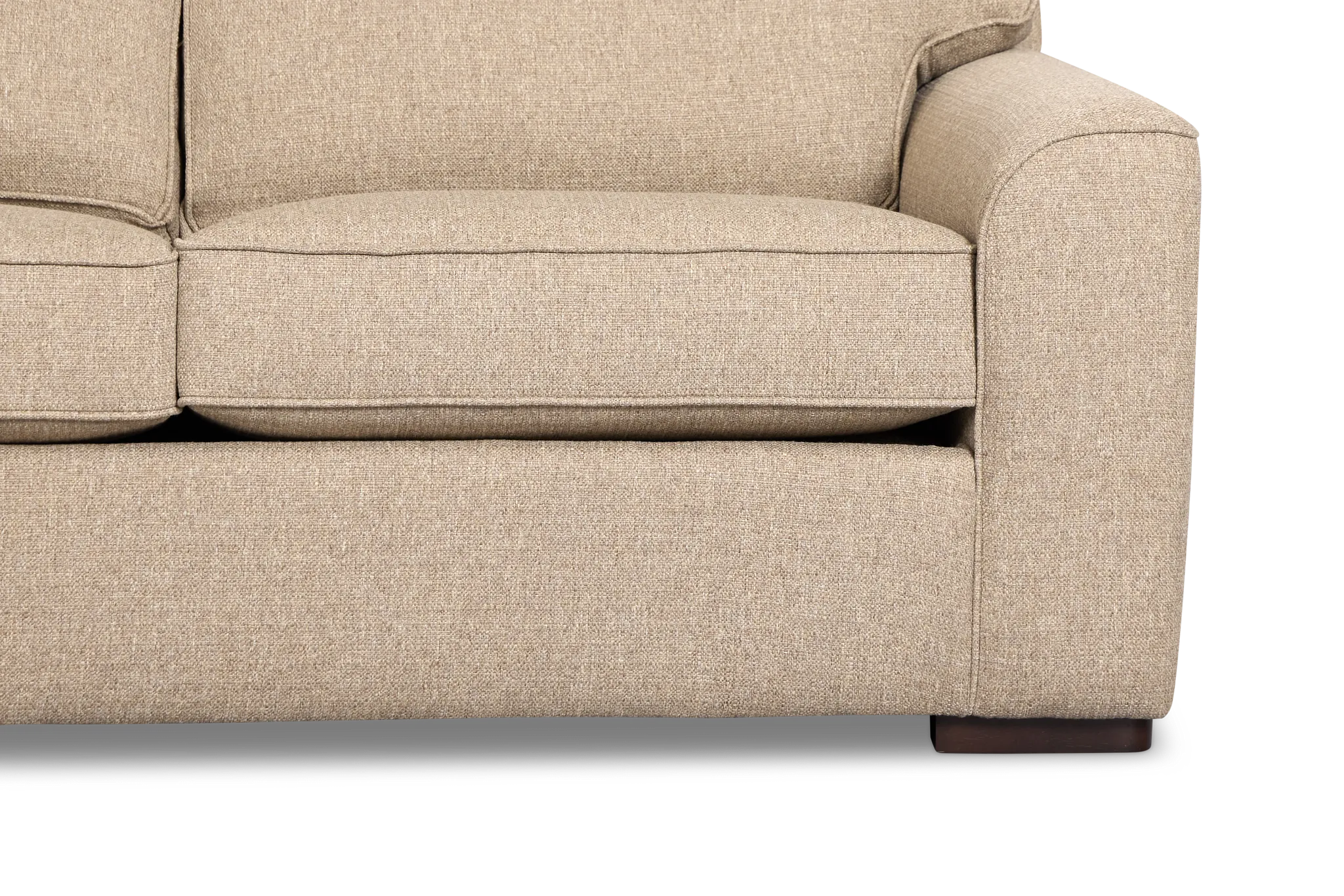 Sinclair Brown Fabric Memory Foam Sleeper