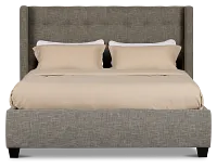 Chatham Gray Low Platform Bed