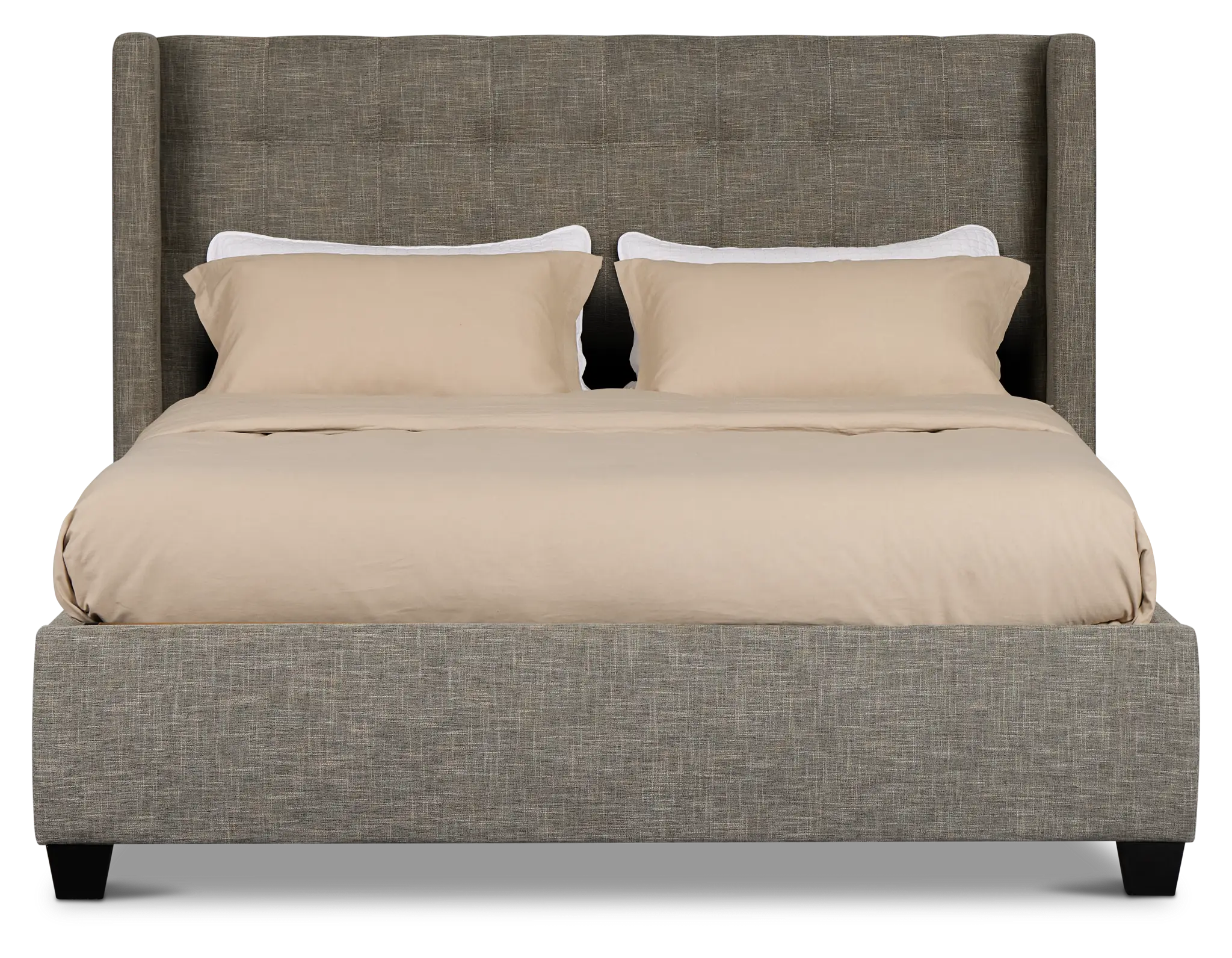 Chatham Gray Low Platform Bed Chatham Gray Low Platform Bed