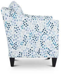 Pfeifer Blue Fabric Accent Chair
